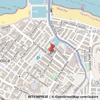 Mappa Via Verdi, 35, 47841 Cattolica, Rimini (Emilia Romagna)