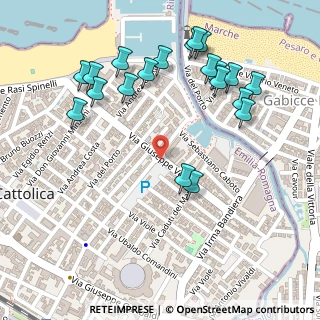 Mappa Via N. Machiavelli, 47841 Cattolica RN, Italia (0.297)