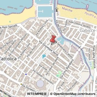 Mappa Via N. Machiavelli, 6, 47841 Cattolica, Rimini (Emilia Romagna)