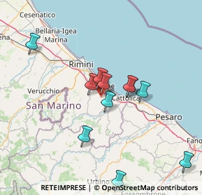 Mappa Via Bruscheto, 47843 Misano Adriatico RN, Italia (13.67909)