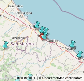Mappa Via Bruscheto, 47843 Misano Adriatico RN, Italia (23.36909)