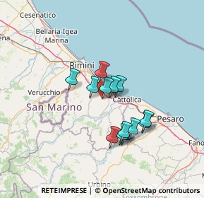 Mappa Via Bruscheto, 47843 Misano Adriatico RN, Italia (10.50462)