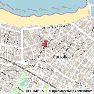Mappa Via Libertà, 2, 47841 Cattolica, Rimini (Emilia Romagna)