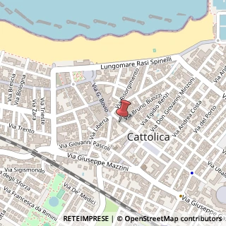 Mappa Via Mancini C., 6, 47841 Cattolica, Rimini (Emilia Romagna)