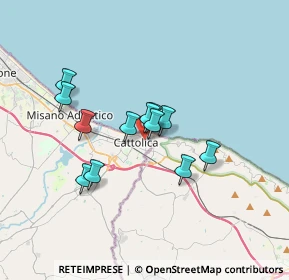 Mappa Via Niccolò Machiavelli, 47841 Cattolica RN, Italia (2.67667)