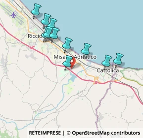 Mappa Via Canaletto, 47843 Misano Adriatico RN, Italia (3.81455)