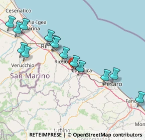 Mappa Via Canaletto, 47843 Misano Adriatico RN, Italia (17.89)