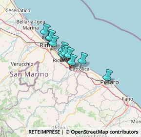 Mappa Via Canaletto, 47843 Misano Adriatico RN, Italia (8.87583)