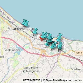 Mappa Via Sicilia, 47841 Cattolica RN, Italia (1.25529)