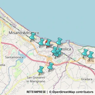 Mappa Via Sicilia, 47841 Cattolica RN, Italia (1.75909)