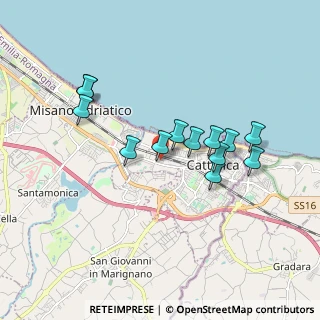 Mappa Via Sicilia, 47841 Cattolica RN, Italia (1.62692)