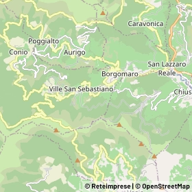 Mappa Borgomaro