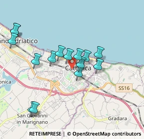 Mappa Piazzetta Mentana, 47841 Cattolica RN, Italia (1.83)