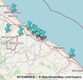 Mappa Via Carlo Cattaneo, 47841 Cattolica RN, Italia (17.13091)