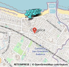 Mappa Via Bastioni, 47841 Cattolica RN, Italia (0.4695)
