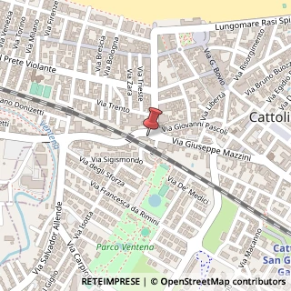 Mappa Via Giuseppe Mazzini, 175, 47841 Cattolica, Rimini (Emilia Romagna)