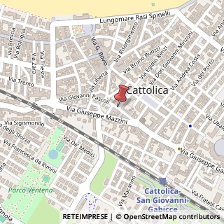Mappa Via cattaneo c. 31, 47841 Cattolica, Rimini (Emilia Romagna)