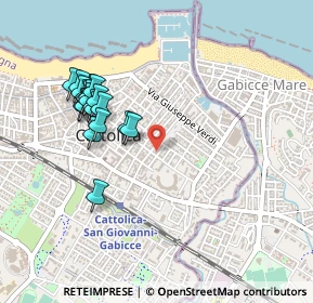 Mappa Via Oriani A., 47841 Cattolica RN, Italia (0.482)