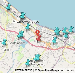 Mappa Via Po, 47841 Cattolica RN, Italia (2.50235)