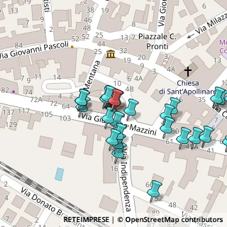Mappa Via Giuseppe Mazzini, 47841 Cattolica RN, Italia (0.05172)