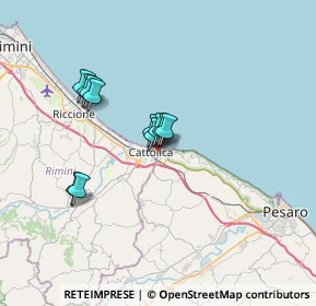 Mappa Via Ludovico Ariosto, 47841 Cattolica RN, Italia (5.33636)