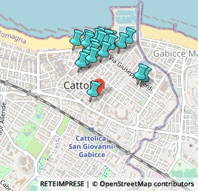 Mappa Via del Porto, 47841 Cattolica RN, Italia (0.399)