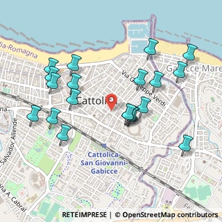 Mappa Via del Porto, 47841 Cattolica RN, Italia (0.5195)