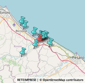 Mappa Via del Porto, 47841 Cattolica RN, Italia (3.57462)
