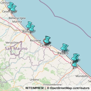 Mappa Via Evandro, 47841 Cattolica RN, Italia (18.67846)