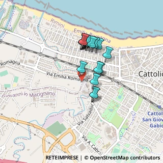 Mappa Via Torconca, 47841 Cattolica RN, Italia (0.3605)