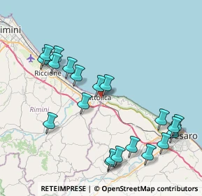 Mappa Via I. Bandiera, 47841 Cattolica RN, Italia (9.227)