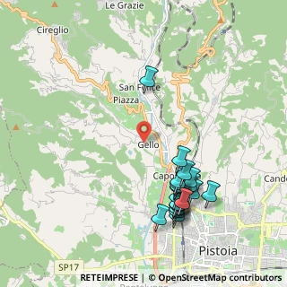 Mappa Via di Brandeglio, 51100 Pistoia PT, Italia (2.242)