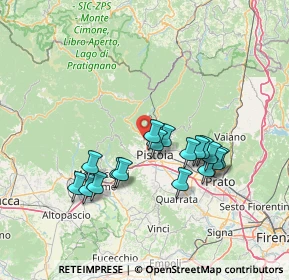 Mappa Via di Brandeglio, 51100 Pistoia PT, Italia (13.46294)