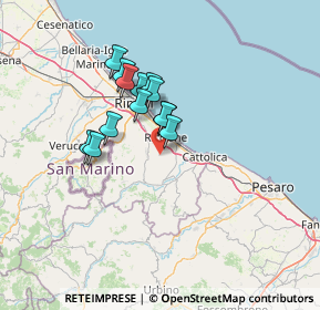 Mappa Via Bruscheto, 47843 Coriano RN, Italia (10.2)