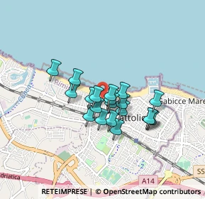 Mappa Viale Giosuè Carducci, 47841 Cattolica RN, Italia (0.6125)