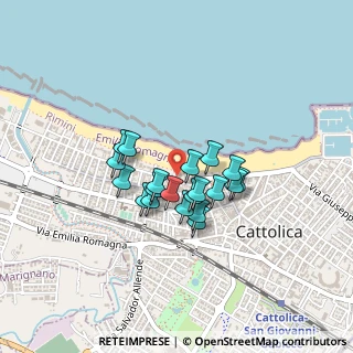 Mappa Viale Giosuè Carducci, 47841 Cattolica RN, Italia (0.3035)