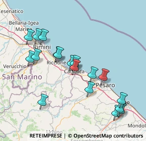 Mappa Viale Giosuè Carducci, 47841 Cattolica RN, Italia (16.02722)