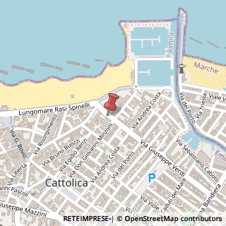 Mappa Via Verdi, 2, 47841 Cattolica, Rimini (Emilia Romagna)