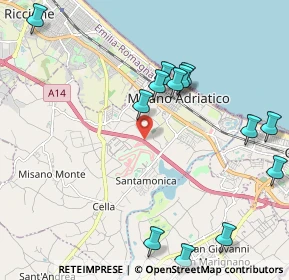 Mappa A14, 47843 Misano Adriatico RN, Italia (2.48692)