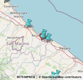 Mappa A14, 47843 Santa Monica-Cella RN, Italia (42.235)