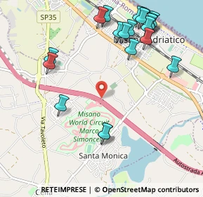 Mappa A14, 47843 Santa Monica-Cella RN, Italia (1.273)