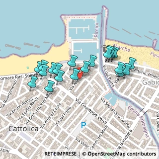 Mappa Via E. Toti, 47841 Cattolica RN, Italia (0.218)