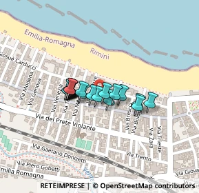 Mappa Via Forlì, 47841 Cattolica RN, Italia (0.138)