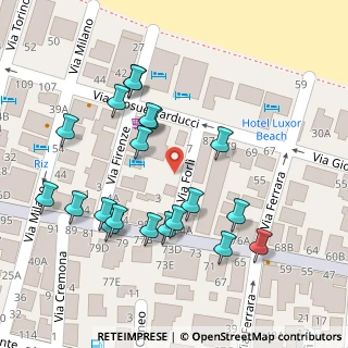 Mappa Via Forlì, 47841 Cattolica RN, Italia (0.0655)