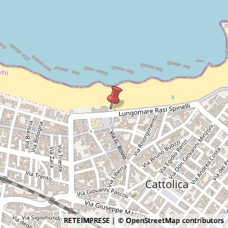 Mappa Lungomare Rasi Spinelli, 42, 47841 Cattolica, Rimini (Emilia Romagna)