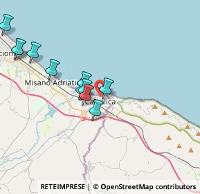 Mappa Via Rasi Spinelli, 47841 Cattolica RN, Italia (3.89273)