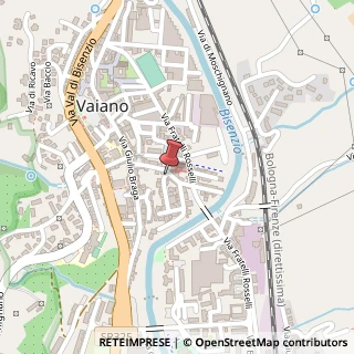 Mappa Via Guido Rossa,  2, 59100 Vaiano, Prato (Toscana)