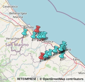 Mappa Via Giorgio Morandi, 47843 Misano Adriatico RN, Italia (12.6565)