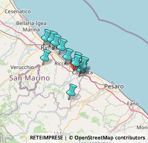 Mappa Via Giorgio Morandi, 47843 Misano Adriatico RN, Italia (8.01583)