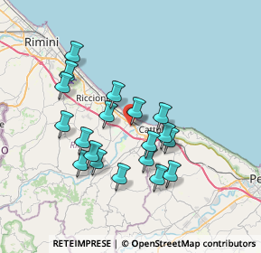 Mappa 47843 Belvedere RN, Italia (6.57737)